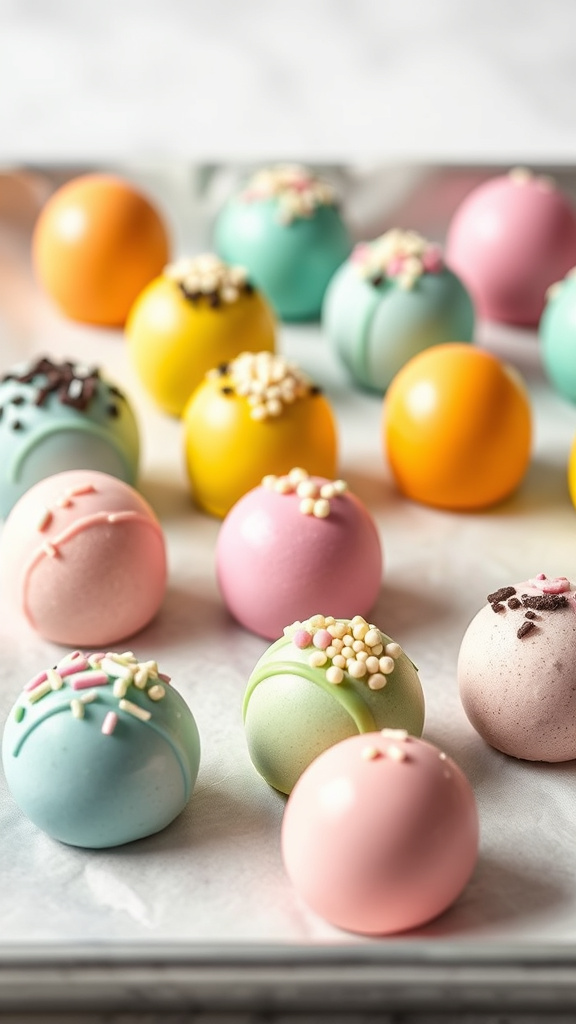 20 Adorable Easter Treats for Kids to Enjoy Happily - Zynahz 6. Easter Egg Oreo Truffles