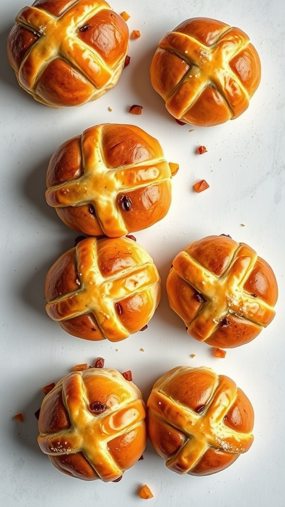 20 Flavorful Easter Food to Celebrate the Season - Zynahz 10. Saffron-Infused Hot Cross Buns