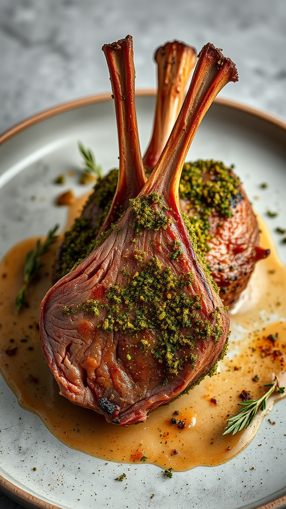 20 Flavorful Easter Food to Celebrate the Season - Zynahz 16. Herb-Crusted Rack of Lamb
