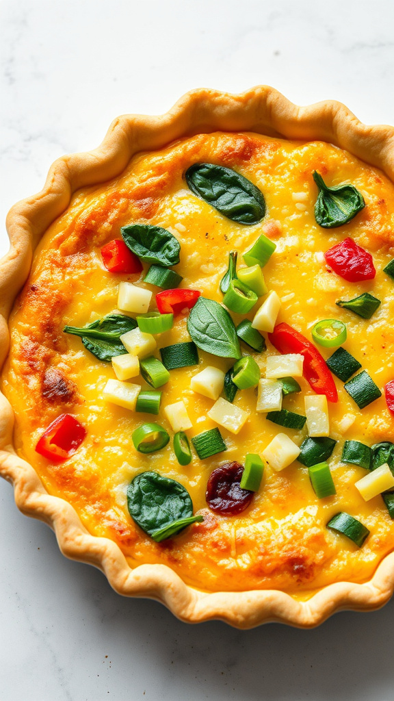 20 Flavorful Easter Food to Celebrate the Season - Zynahz 2. Spring Garden Quiche Supreme