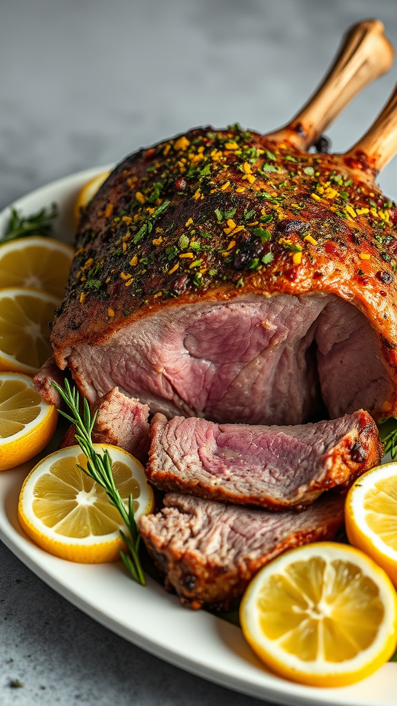 20 Flavorful Easter Food to Celebrate the Season - Zynahz 3. Lemon Herb Roasted Lamb