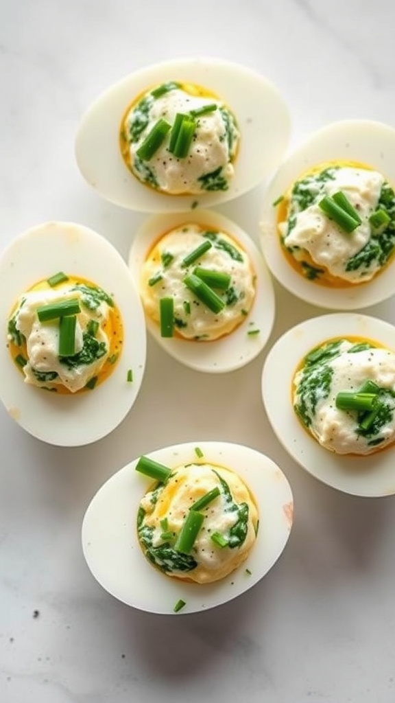 20 Flavorful Easter Food to Celebrate the Season - Zynahz 6. Spinach Ricotta Stuffed Easter Eggs