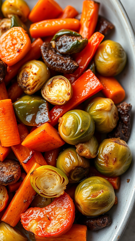 20 Flavorful Easter Food to Celebrate the Season - Zynahz 8. Honey-Glazed Roasted Vegetables