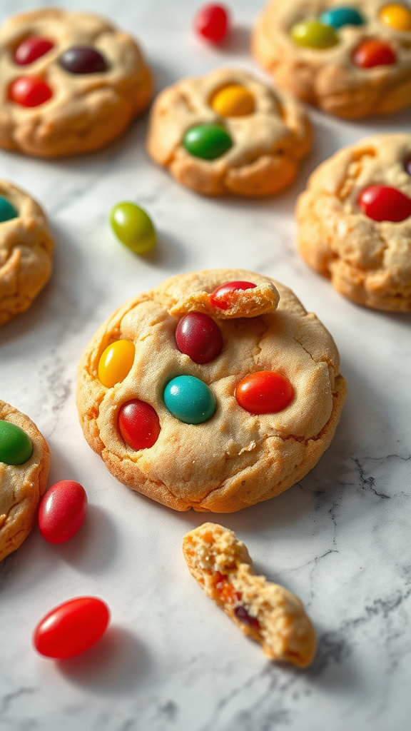 20 Gorgeous Easter Cookies Decorated to Impress Everyone - Zynahz 7. Jellybean Cookie Creations