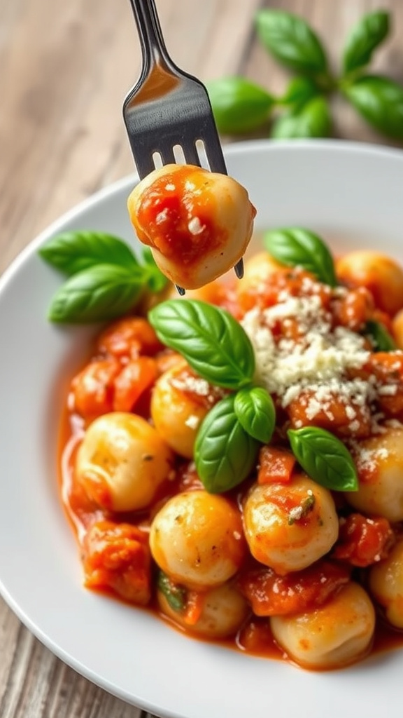 11. Simple Tomato Basil Gnocchi
