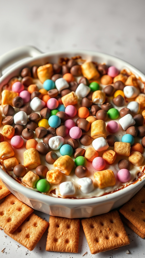 20 Rich Easter Chocolate to Satisfy Sweet Cravings - Zynahz 7. Easter S'mores Dip