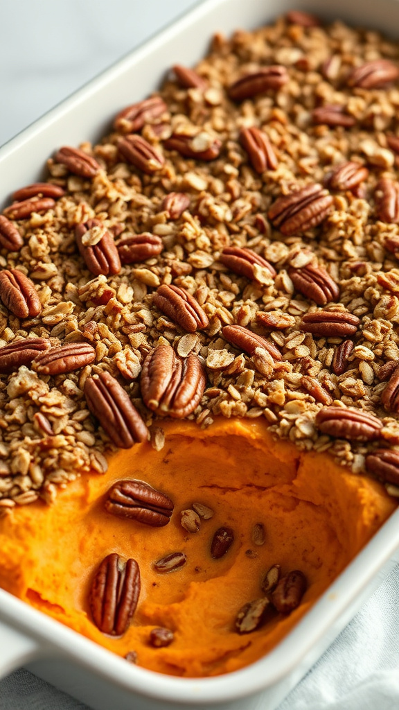 15. Sweet Potato and Pecan Casserole