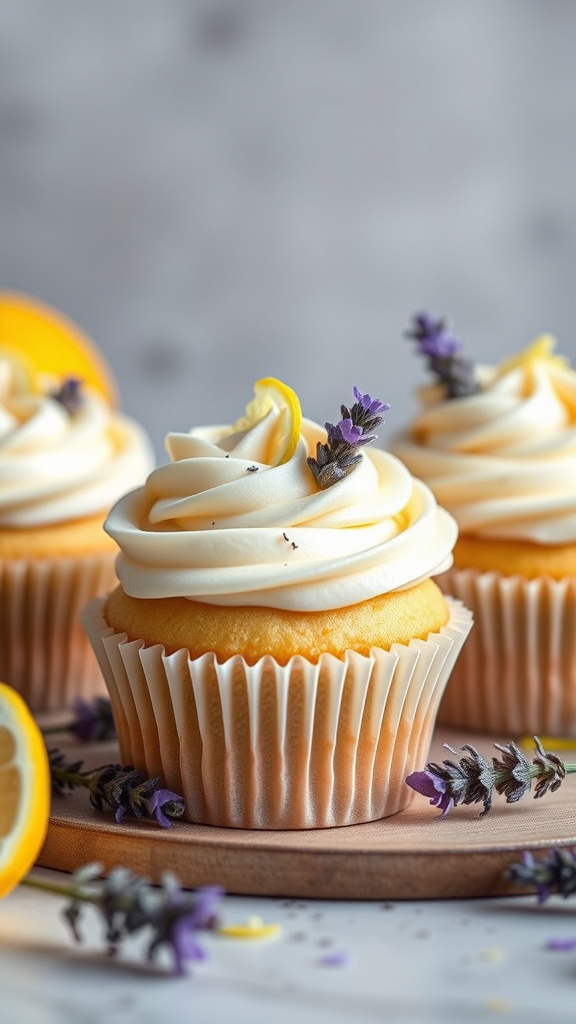 20 Tasty Easter Desserts Recipes to Satisfy Every Craving - Zynahz 2. Lemon Lavender Cupcakes