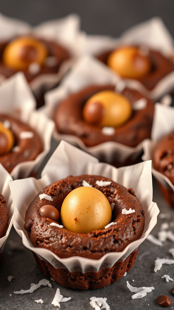20 Tasty Easter Desserts Recipes to Satisfy Every Craving - Zynahz 4. Cadbury Egg Brownie Nests