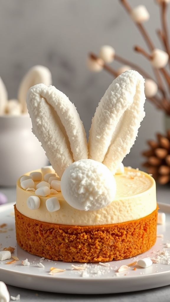 20 Tasty Easter Desserts Recipes to Satisfy Every Craving - Zynahz 5. Bunny Butt Cheesecake