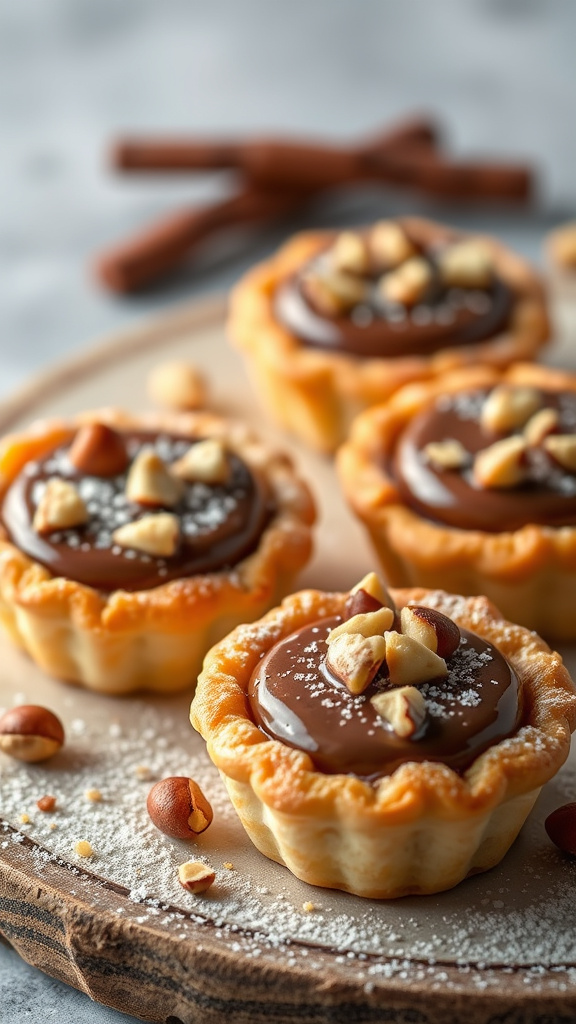 20 Tasty Easter Desserts Recipes to Satisfy Every Craving - Zynahz 9. Mini Nutella Egg Tarts