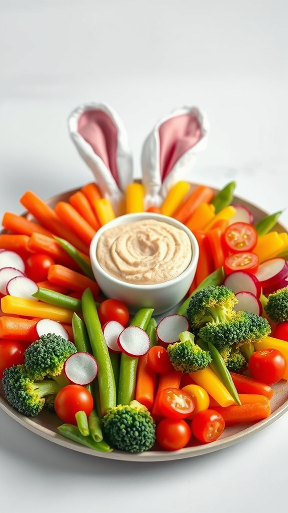 4. Bunny-Approved Veggie Platter