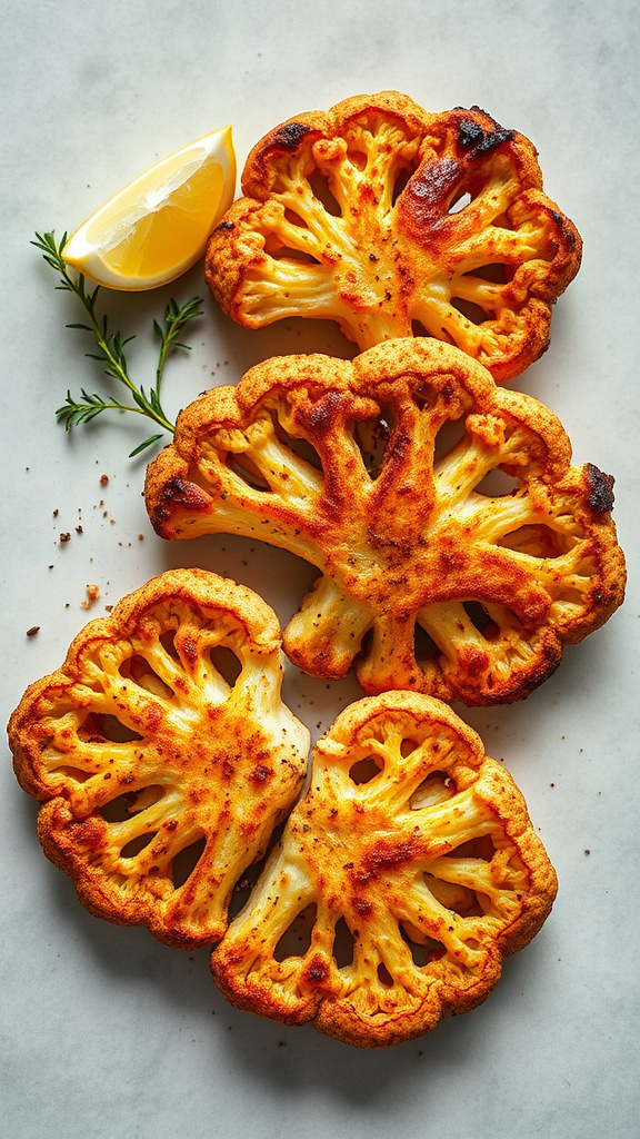 21 Creative Easter Dinner Ideas to Elevate Your Feast - Zynahz 10. Spiced Cauliflower Steaks