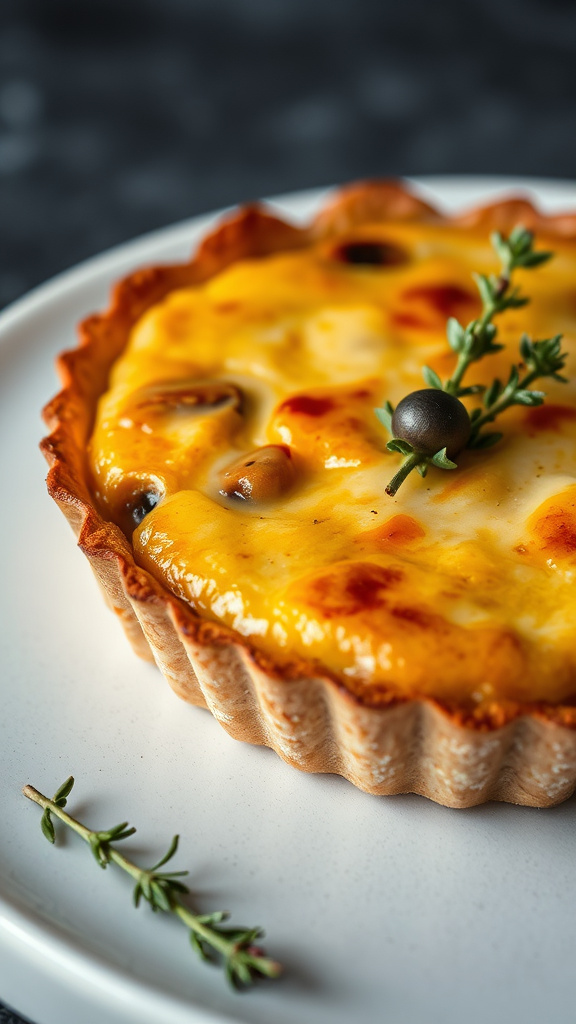 21 Creative Easter Dinner Ideas to Elevate Your Feast - Zynahz 12. Truffle Mushroom Tart