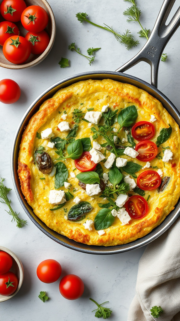 21 Creative Easter Dinner Ideas to Elevate Your Feast - Zynahz 17. Spring Herb Frittata