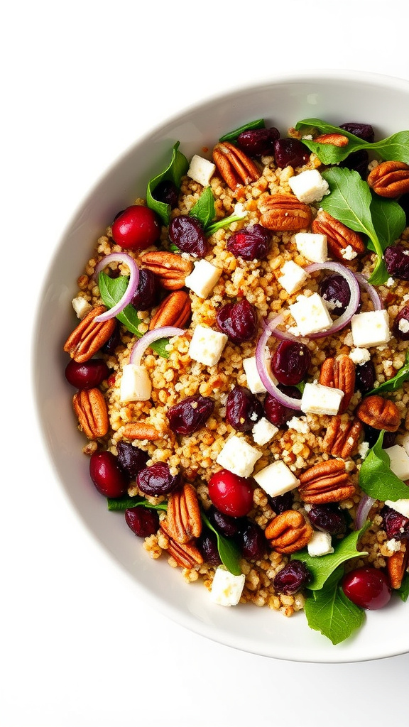 21 Creative Easter Dinner Ideas to Elevate Your Feast - Zynahz 19. Cranberry Pecan Quinoa Salad