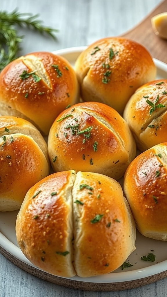 21 Creative Easter Dinner Ideas to Elevate Your Feast - Zynahz 21. Fresh Herb Garlic Rolls