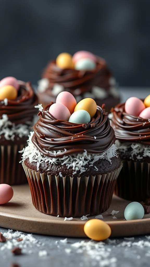 11. Chocolate Nest Cupcakes