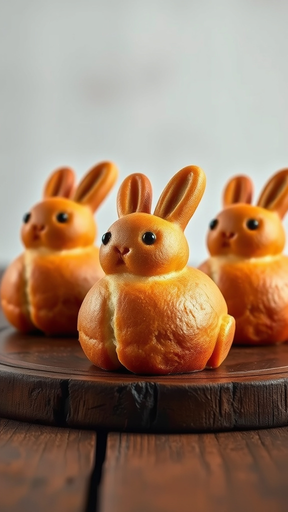 14. Mini Bunny Banana Bread