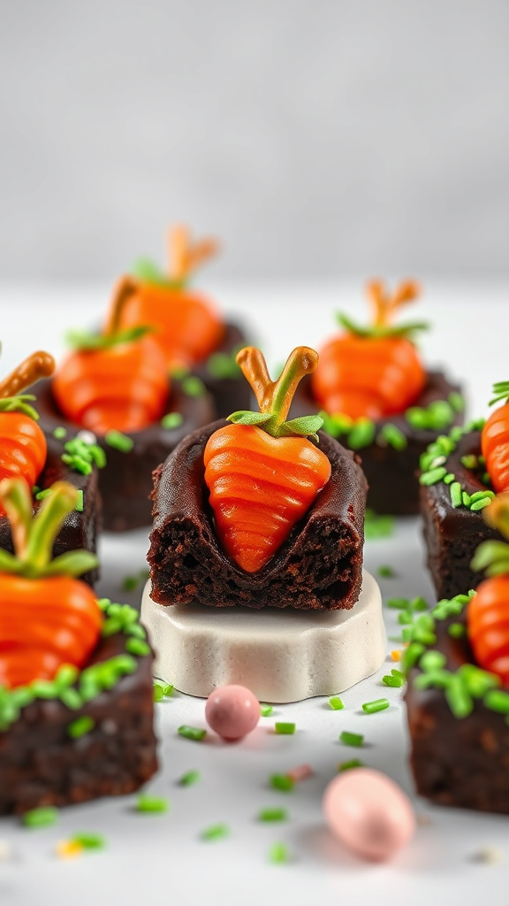 3. Carrot Patch Brownie Bites