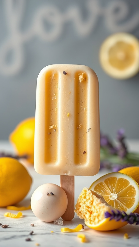 10. Lemon Lavender Easter Cakesicles