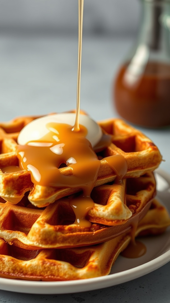 10. Maple Glazed Easter Waffles