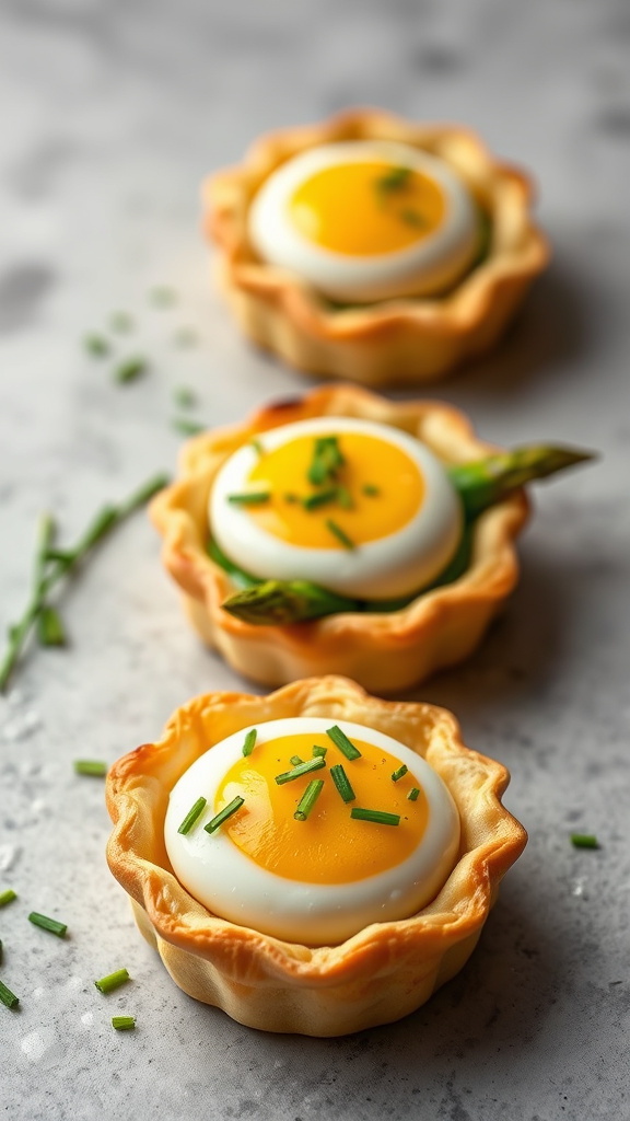 11. Asparagus and Egg Tartlets