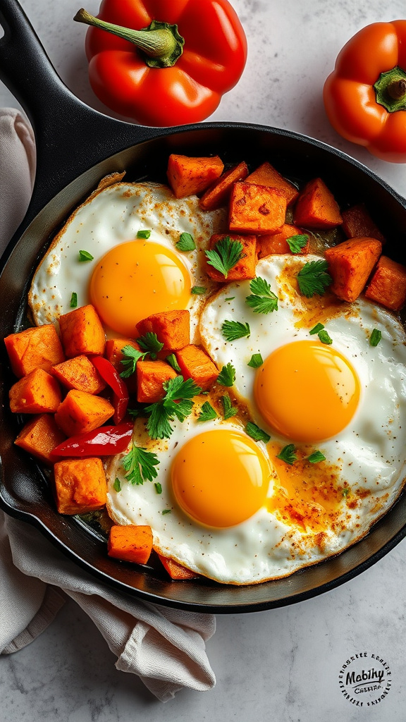 19. Sweet Potato Egg Skillet