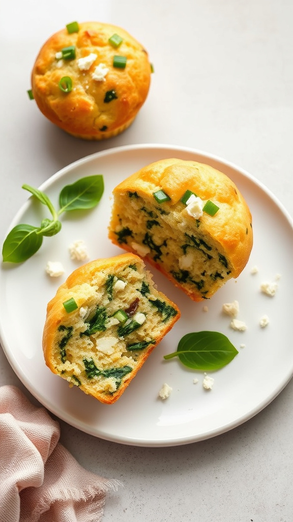 5. Spinach Feta Breakfast Muffins