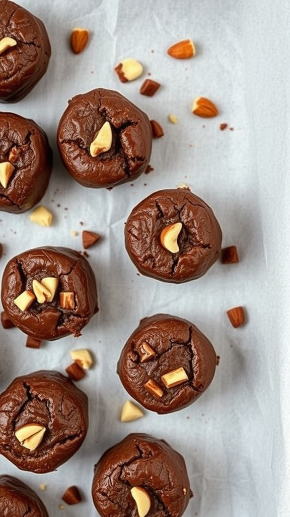 13. Fudgy Dates Brownie Bites