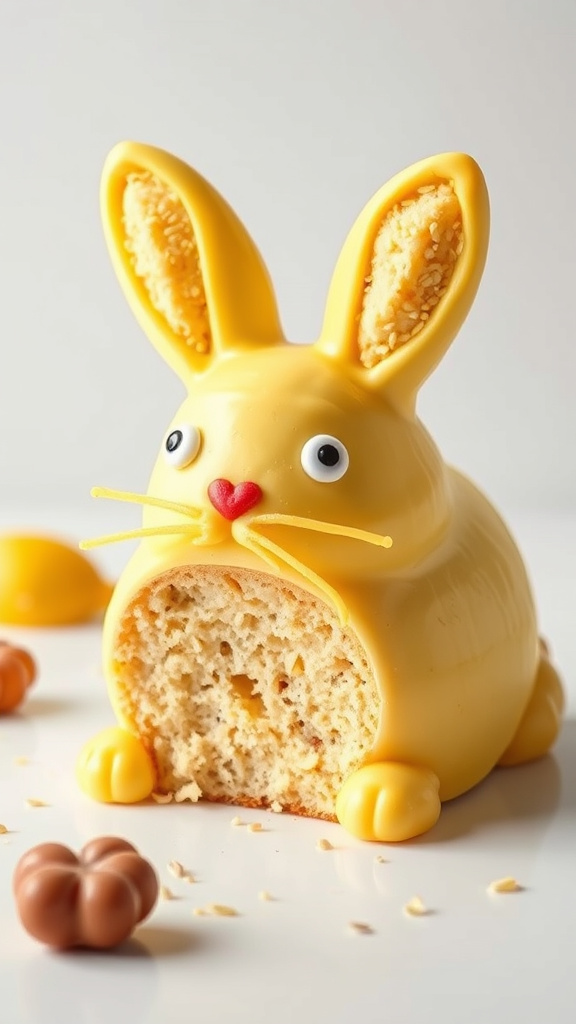 22 Adorable Easter Bunny Cake to Charm Your Party - Zynahz 14. Bunny Lemon Poppyseed Cake