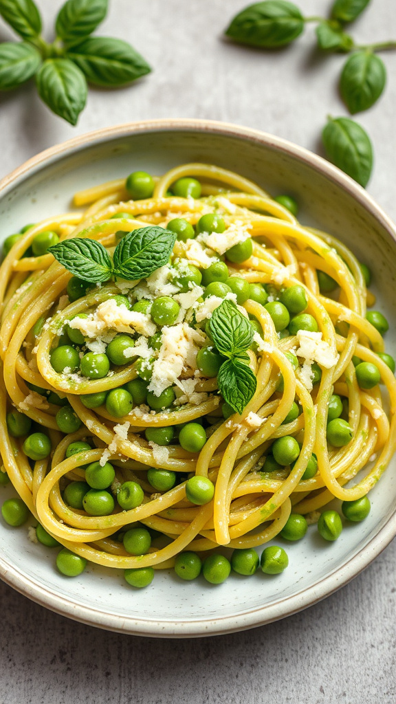 22 Brilliant Easter Food Ideas to Inspire Your Menu - Zynahz 11. Mint Pea Pesto Pasta