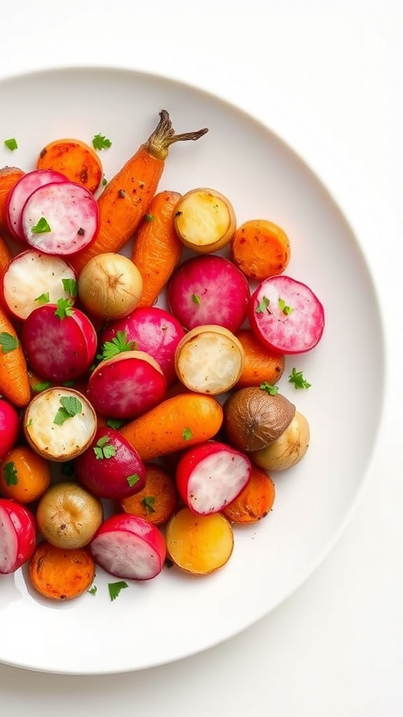 22 Brilliant Easter Food Ideas to Inspire Your Menu - Zynahz 12. Roasted Radish Medley