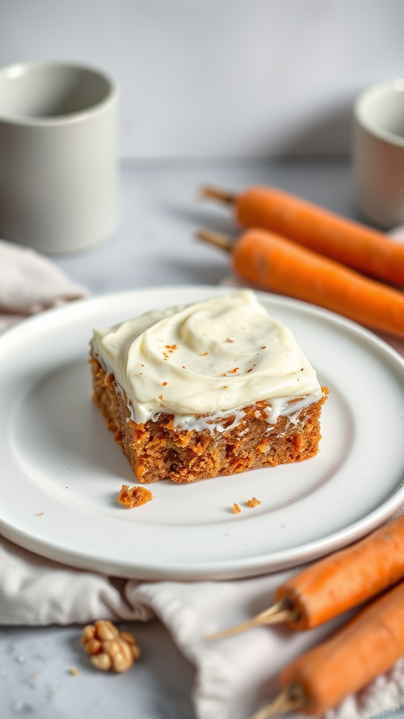 22 Brilliant Easter Food Ideas to Inspire Your Menu - Zynahz 13. Spiced Carrot Cake Bars