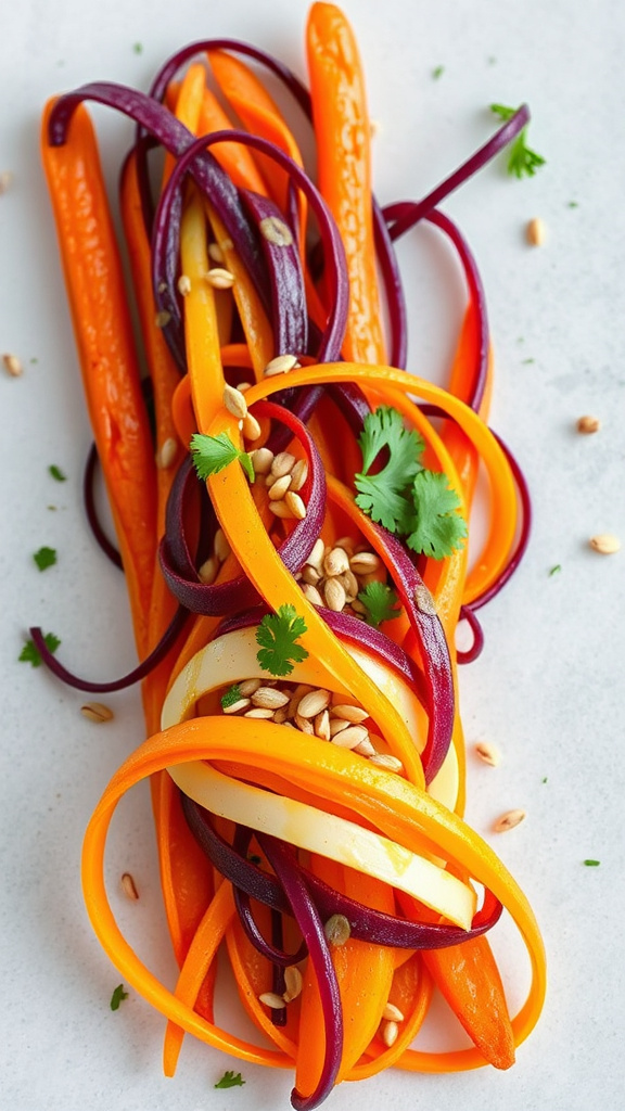 22 Brilliant Easter Food Ideas to Inspire Your Menu - Zynahz 8. Rainbow Carrot Salad
