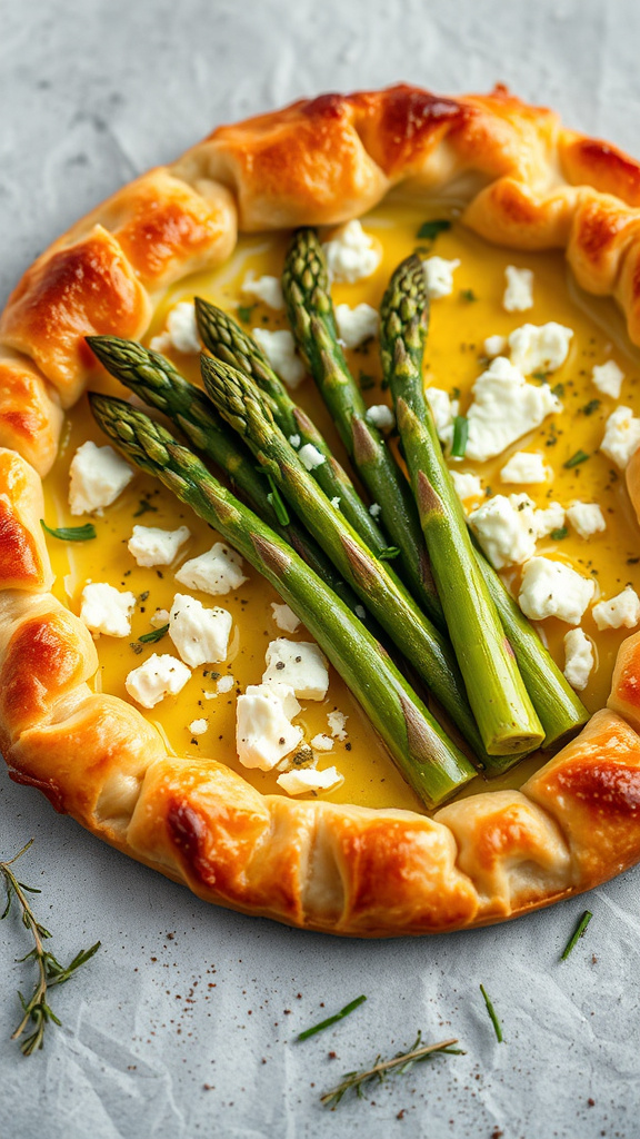 22 Brilliant Easter Food Ideas to Inspire Your Menu - Zynahz 9. Asparagus Goat Cheese Tart
