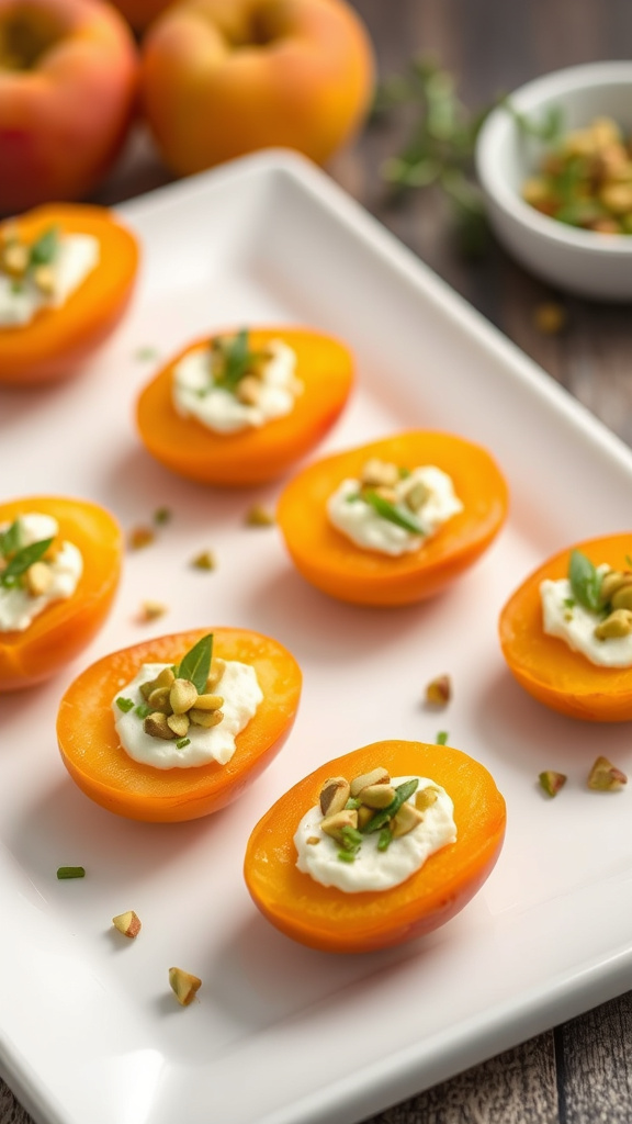 22 Creative Easter Appetizers to Kick Off the Feast - Zynahz 8. Apricot Goat Cheese Bites
