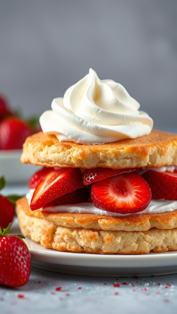 5. Paleo Strawberry Shortcake
