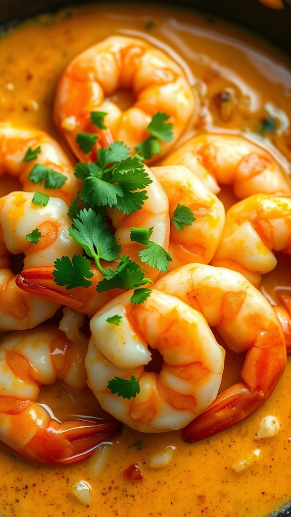 10. Coconut Curry Shrimp