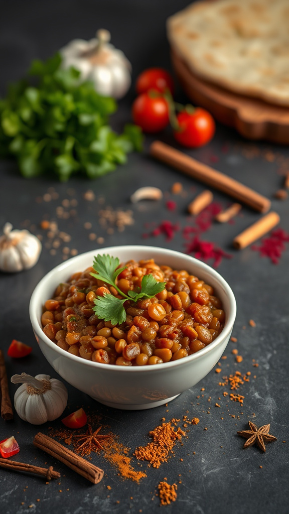 12. Moroccan Spiced Lentils