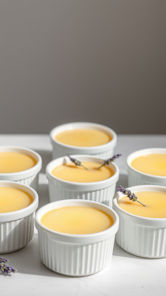 23 Delightful Cute Easter Desserts to Brighten Your Day - Zynahz 21. Lavender Egg Custard