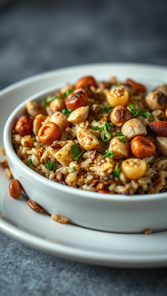 6. Chestnut and Wild Rice Stuffing
