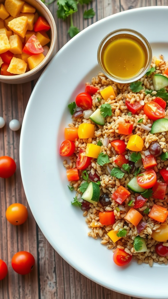 9. Rainbow Farro Easter Blend