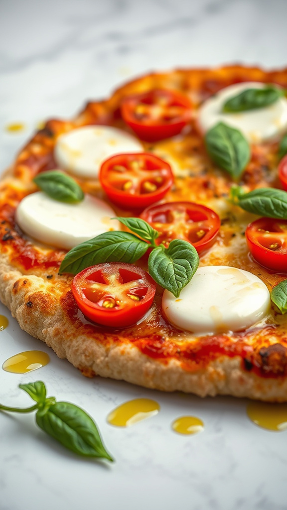 19. Cauliflower Crust Margherita Pizza