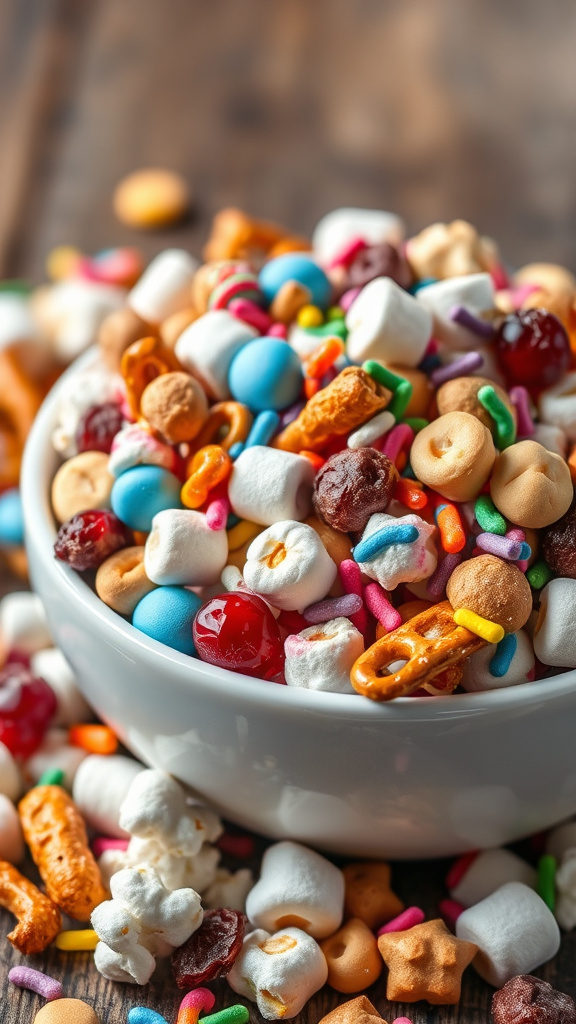 11. Rainbow Sprinkle Trail Mix
