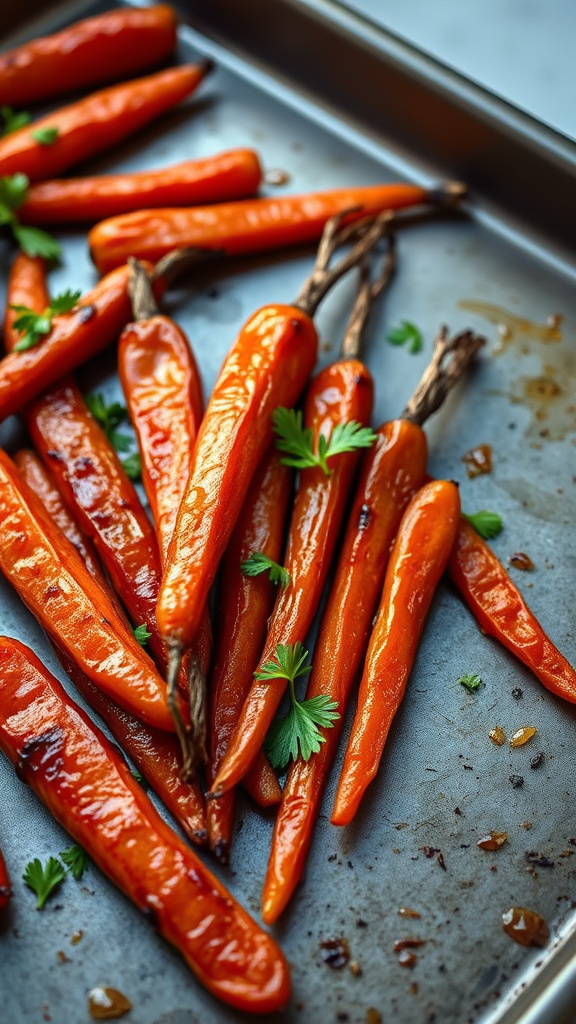 24 Hearty Easter Dinner to Gather Your Family - Zynahz 21. Maple Dijon Glazed Carrots