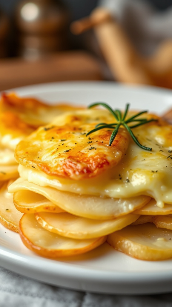 24 Hearty Easter Dinner to Gather Your Family - Zynahz 22. Scalloped Potatoes with Gruyère