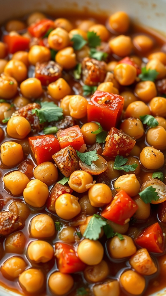 13. Chickpea and Tomato Casserole