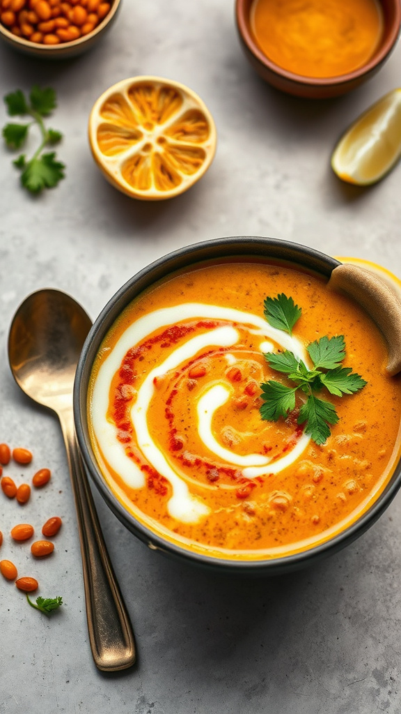 16. Curried Coconut Lentil Soup
