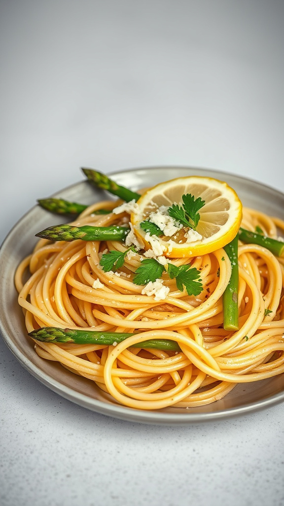 2. Lemon Asparagus Pasta